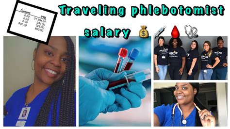 $715 - $827. . Traveling phlebotomist salary